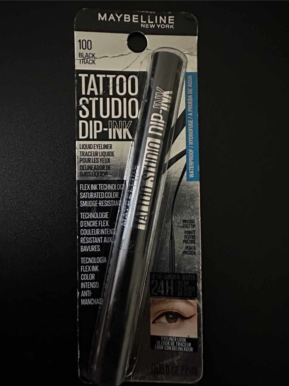 Maybelline Tattoo Studio Dip-Ink Liquid Eyeliner — Black Track